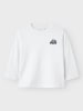 name it Rundhals Kindershirt bestickt Longsleeve Traktormotiv in Weiß-2