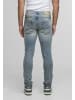 2Y Premium Slim Fit in sand blue