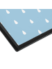 Mr. & Mrs. Panda Tischpad Wal Konfetti ohne Spruch in Blau Pastell