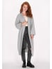 DreiMaster Damen Cardigan in Grau Melange