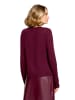 CARTOON Kaschmir-Pullover mit Rundhalsausschnitt in Dark Aubergine