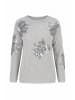 Ulla Popken Pullover in mittel grau melange