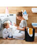 relaxdays Wäschekorb in Schwarz - 28 Liter