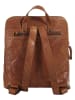 SPIKES & SPARROW Rucksack echt Leder in cognac