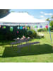 relaxdays Gartentisch in Grau - (B)118 x (H)74 x (T)60 cm