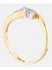 Diamant L'éternel Trilogie-Ring aus 375 Gelbgold mit 0.33 Karat Diamant