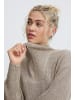 b.young Stehkragenpullover BYNORA LONG JUMPER - in grau