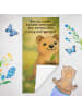 Mr. & Mrs. Panda Sporthandtuch Quokka Happy Design mit Spruch in Gelb Pastell