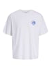 JACK & JONES Junior T-Shirt Kurzarm Jorvacation Bio-Baumwolle in bright white portugal