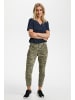 Cream Jeans CRPenora Regular fit in Sea Green Printed Camouflage