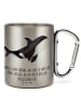 Mr. & Mrs. Panda Pott Orca mit Spruch in Silber
