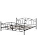 Beliani 2-tlg Doppelbett ANTLIA in Schwarz