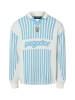 PEGADOR Strickpullover Davos in ecru hellblau - 0001