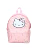 COFI 1453 Hello Kitty Rucksack –geräumigem Hauptfach und verstellbaren in Rosa