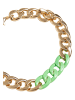 Urban Classics Armbänder in gold/neongreen