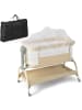 COSTWAY 4 in 1 Babywiege in Beige