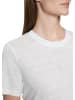 Marc O'Polo Leinen-T-Shirt relaxed in white cotton