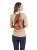 Samantha Look Rucksack echt Leder in cognac