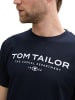 Tom Tailor T-Shirt mit Aufdruck The Casual Department 1962 in Blau-2