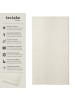 tectake Kurzflorteppich Soft Zone, rutschfeste Unterseite, creme
