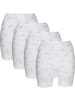 Con-ta Baumwolle, Feinripp Schlüpfer 4er-Pack in weiß
