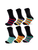 Occulto 6er Pack Bunte Socken Moritz in Streifen