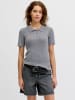 JJXX Gestricktes Polo in Medium Grey Melange