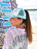 styleBREAKER Baseball Cap in Grau-Türkis