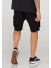 behype Cargoshorts - Kurze Hose für Herren im Regular-Fit in Schwarz