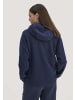 Hessnatur Fleece Hoodie in mitternachtsblau