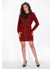 faina Women Cardigan in burgundy