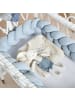 nordic coast company  Bettschlange geflochten, waschbar, feste Enden, extra breit Jersey