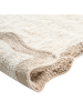 Beliani Badematte NANGAL in Beige/Braun - (W) 80 x (L) 150 cm