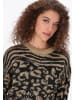 faina Women Sweater in camel black