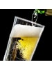 Mr. & Mrs. Panda Weizen Glas Sternzeichen Steinbock mit Spruch in Transparent