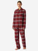Schiesser Pyjama Selected Premium Warming in burgund