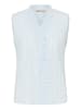 CULTURE Bluse ärmellos CUjilana Relaxed fit in Blue/White Stripe