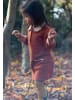 Little Green Radicals Organic Knitted Collar Dress in Orange