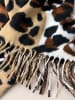 collezione alessandro Schal " Leopatch " in braun