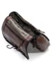 Farmhood Memphis Kulturbeutel Leder 27 cm in dark brown