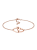 Elli Armband 925 Sterling Silber Herz in Rosegold