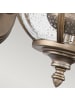 Licht-Erlebnisse Außen Wandlampe (B)25.4 x (H)48.9 cm in Bronze brüniert Transparent