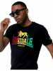 Lonsdale T-Shirt "Freedom T-Shirt Normale Passform" in Schwarz