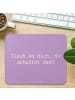 Mr. & Mrs. Panda Mouse Pad Spruch Schulanfang Glaube mit Spruch in Lavendeltraum