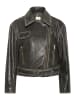Soaked in Luxury Lederjacke SLPanima Baggy fit in Raven
