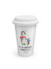 Mr. & Mrs. Panda Coffee To Go Becher Smörle Winterzeit mit Spruch in Weiß