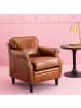 Signature Sessel KANSAS in Braun - (W) 73  x (H) 74  x (L) 75  cm