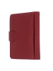 Golden Head Polo Kreditkartenetui RFID Schutz Leder 8 cm rot