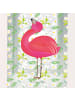 Mr. & Mrs. Panda Deko Laterne Flamingo Stolz ohne Spruch in Transparent