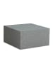 KADIMA DESIGN Couchtisch MONOBLOC 60x60x30 cm in Beton-Optik , Design in Grau
